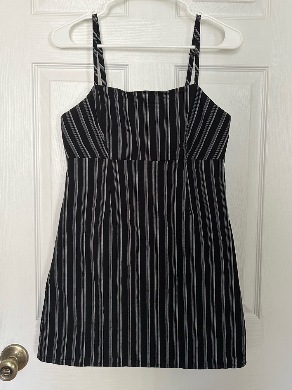 Pacsun Kendall & Kylie Black Pinstripe Tank Mini Dress Size Small